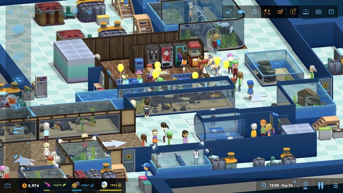 水族館運営シム『Megaquarium』レビュー